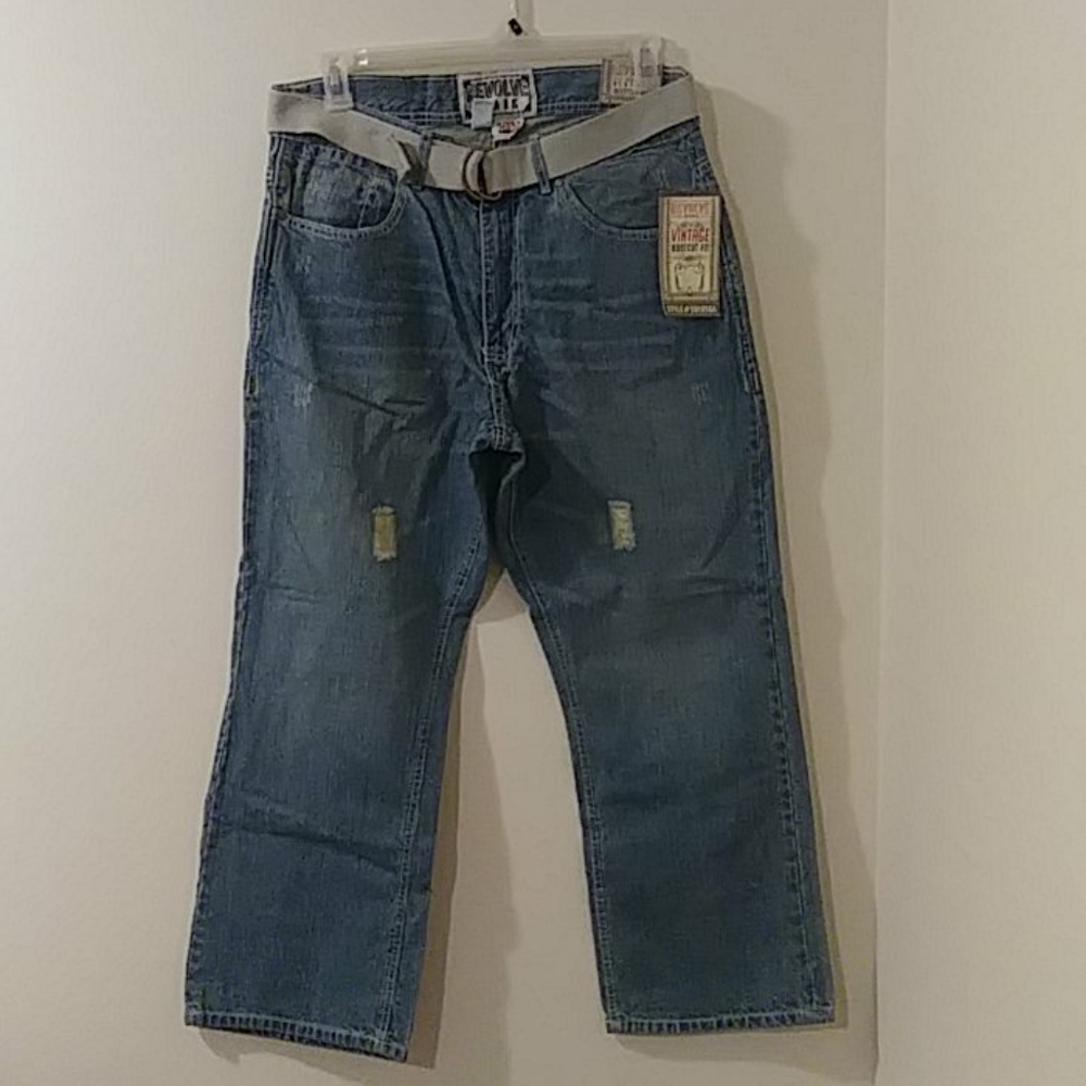 Men's Revolve Vintage Big Wide Bootcut Jeans